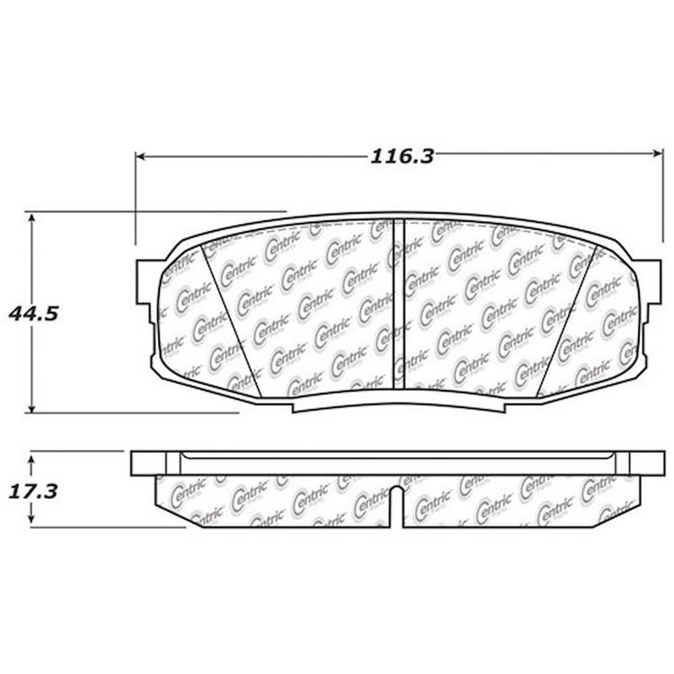 PosiQuiet Ceramic Pads 2008-2016 Lexus Toyota Land Cruiser LX570 Sequoia Tundra