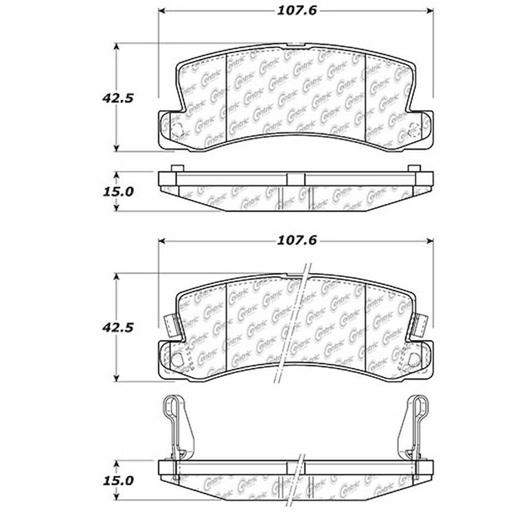 PosiQuiet Extended Wear 1986-2003 Lexus Toyota Camry Celica ES250 ES300 RX300 Solara