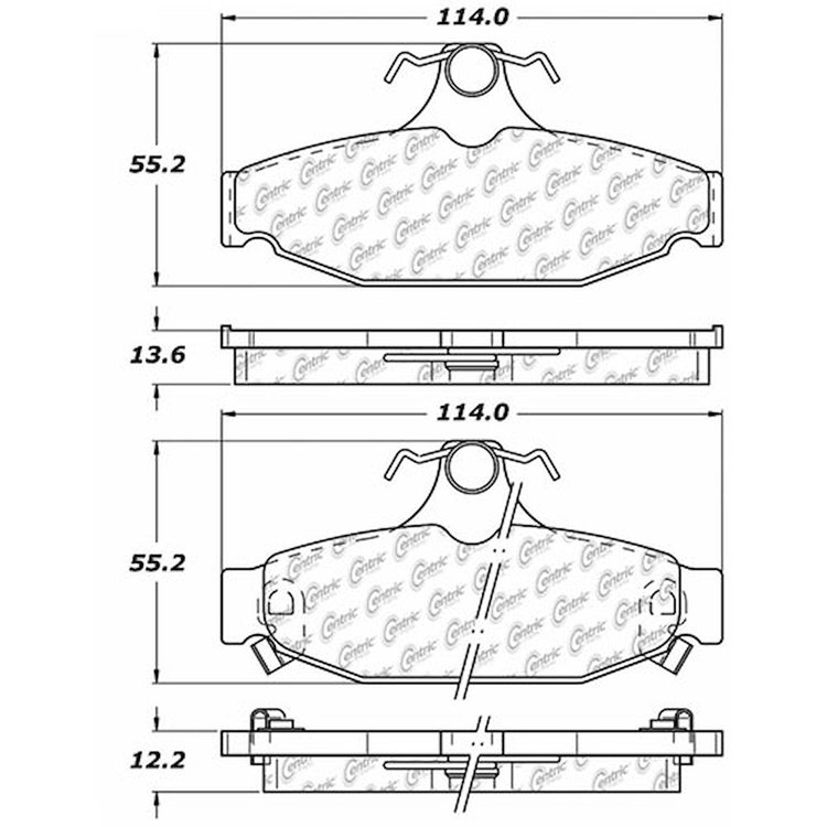 PosiQuiet Extended Wear 1985-1997 Chevrolet Pontiac Camaro Corvette Firebird