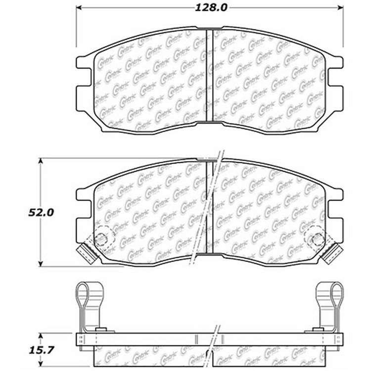 PosiQuiet Extended Wear 1989-2005 Chrysler Dodge Eagle Mitsubishi Plymouth 2000 GTX Avenger Colt Ecl