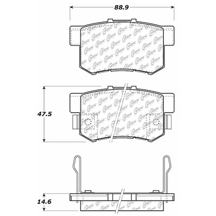PosiQuiet Extended Wear 1991-2012 Acura Honda Isuzu CL CR-V Element Legend Oasis Odyssey RDX RL TL