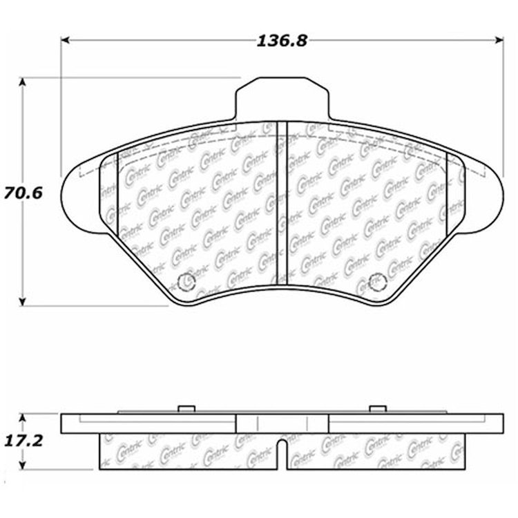 PosiQuiet Extended Wear 1993-1998 Ford Mercury Cougar Mustang