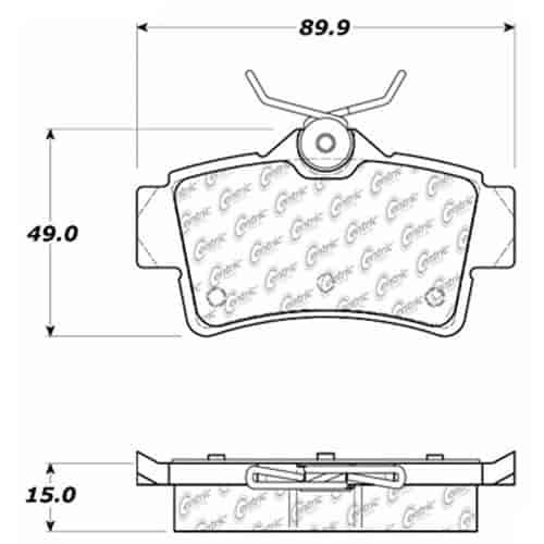 PosiQuiet Extended Wear 1994-2004 Ford Mustang