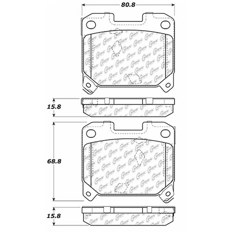 PosiQuiet Extended Wear 1993-1998 Toyota Supra