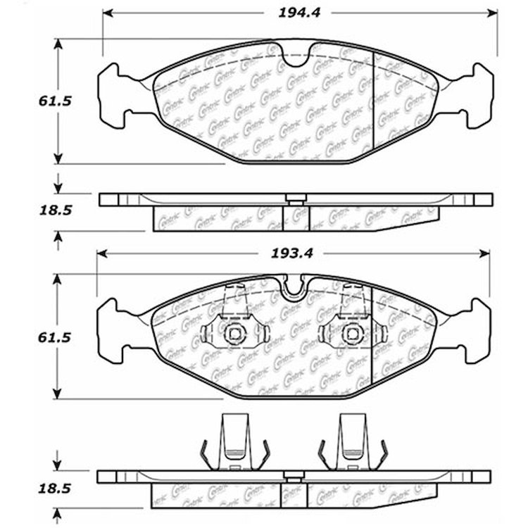 PosiQuiet Extended Wear 1994-1994 Jaguar XJ12