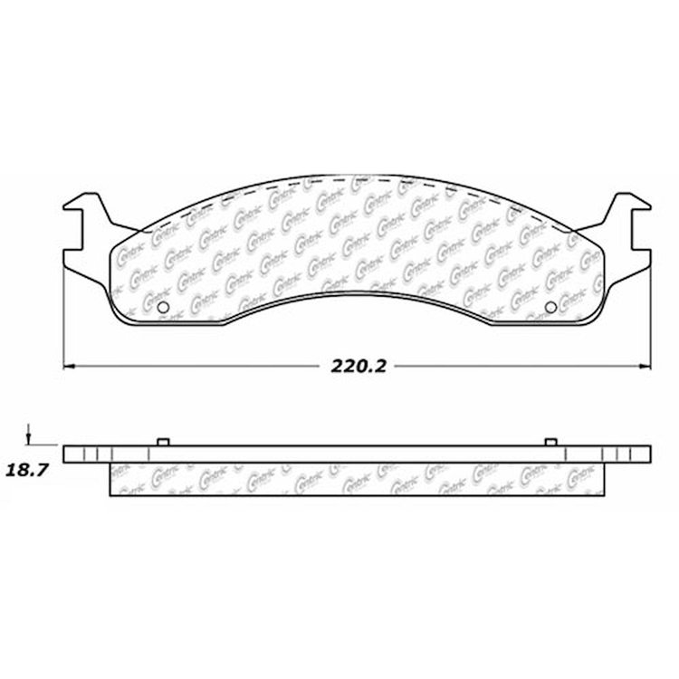 PosiQuiet Extended Wear 1995-2007 Ford E-150 E-150 Econoline E-250 E-250 Econoline E-250 Super Duty