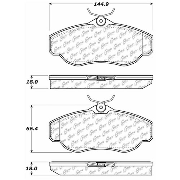 PosiQuiet Extended Wear 1994-2004 Land Rover Discovery Range Rover