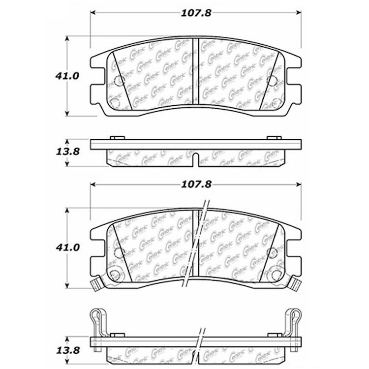 PosiQuiet Extended Wear 2000-2002 Chevrolet Tigra