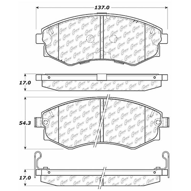 PosiQuiet Extended Wear 1989-1998 for Nissan 240SX Axxess Stanza