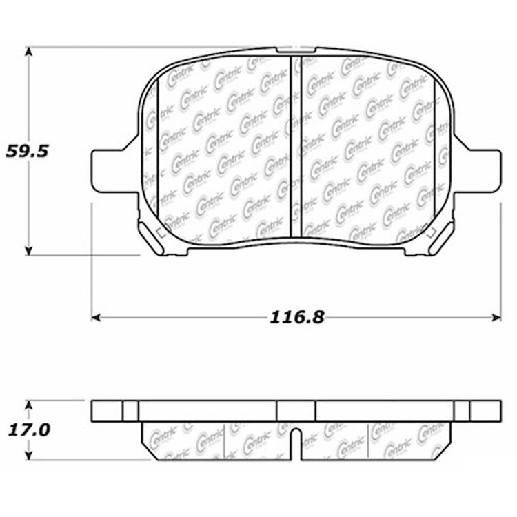 PosiQuiet Extended Wear 1997-2004 Lexus Toyota Avalon Camry ES300 RX300 Solara