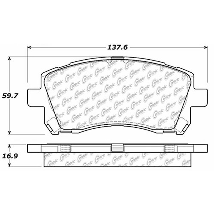 PosiQuiet Extended Wear 1997-2003 for Subaru Forester Impreza Legacy Outback