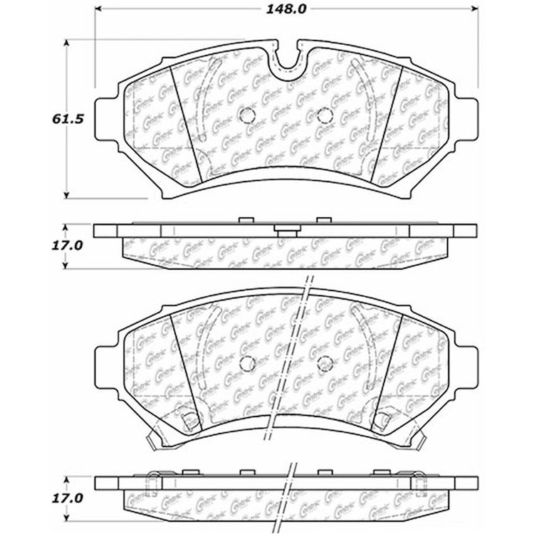 PosiQuiet Extended Wear 1998-2003 Cadillac Seville