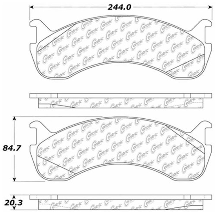 PosiQuiet Extended Wear 1998-2016 Bluebird Bus Ford Freightliner International Kenworth Peterbilt St