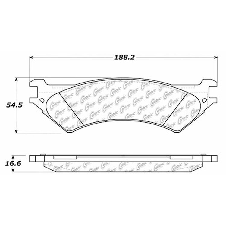 PosiQuiet Extended Wear 1999-2007 Ford E-150 E-150 Econoline E-250 E-250 Econoline E-250 Super Duty