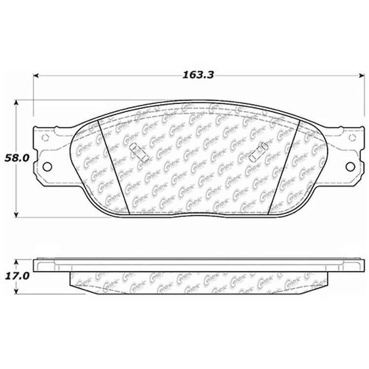 PosiQuiet Extended Wear 2000-2006 Ford Jaguar Lincoln LS S-Type Thunderbird