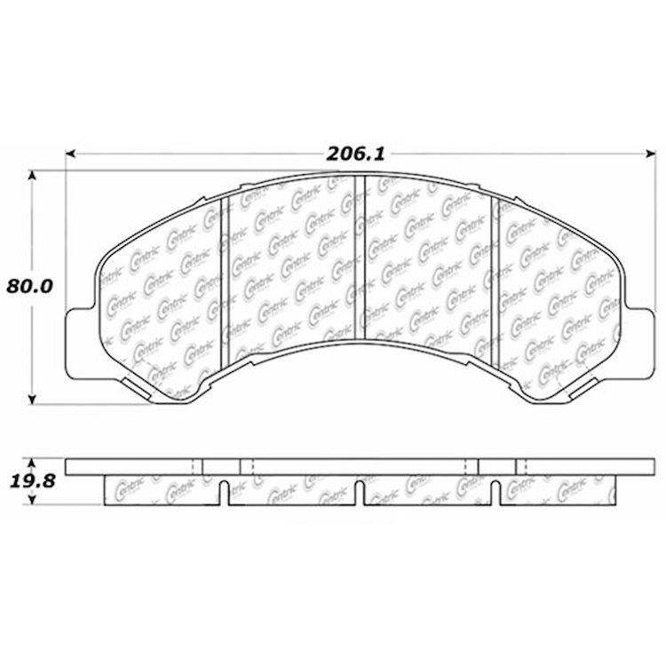 PosiQuiet Extended Wear 1997-2003 Chevrolet GMC Isuzu NPR NPR-HD NQR W4500 Forward W4500 Tiltmaster