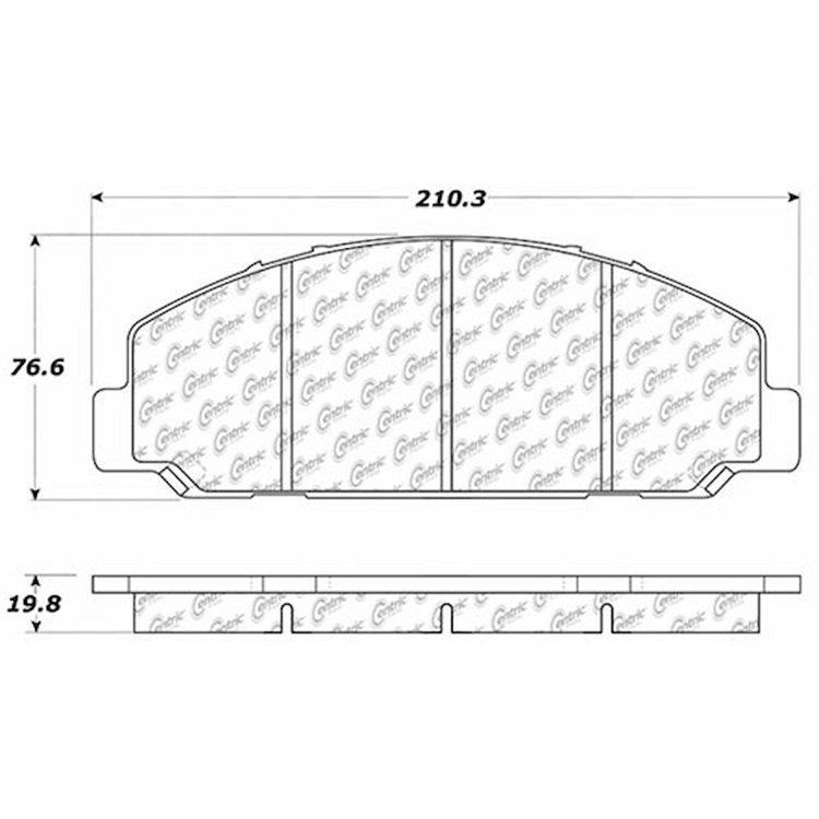 PosiQuiet Extended Wear 1997-2014 Chevrolet GMC Isuzu Elf 300 Elf 400 Elf 500 Elf 600 NPR NPR-HD NQR