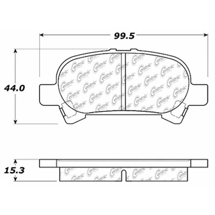 PosiQuiet Extended Wear 2002-2008 Toyota Avalon Camry Solara