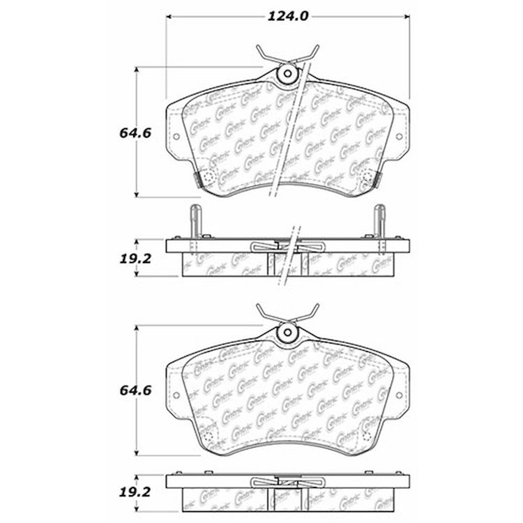 PosiQuiet Extended Wear 2001-2010 Chrysler PT Cruiser