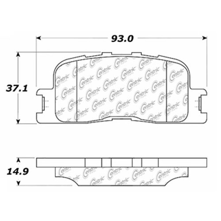 PosiQuiet Extended Wear 2002-2006 Lexus Toyota Camry ES300 ES330