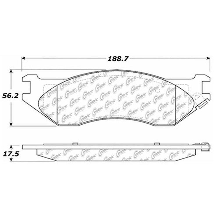 PosiQuiet Extended Wear 2002-2006 Dodge Durango Ram 1500
