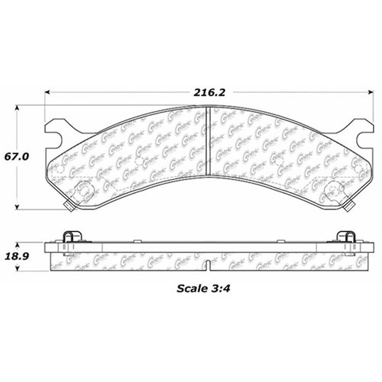 PosiQuiet Extended Wear 2001-2010 Chevrolet GMC Sierra 3500 Sierra 3500 HD Silverado 3500 Silverado 3500 HD
