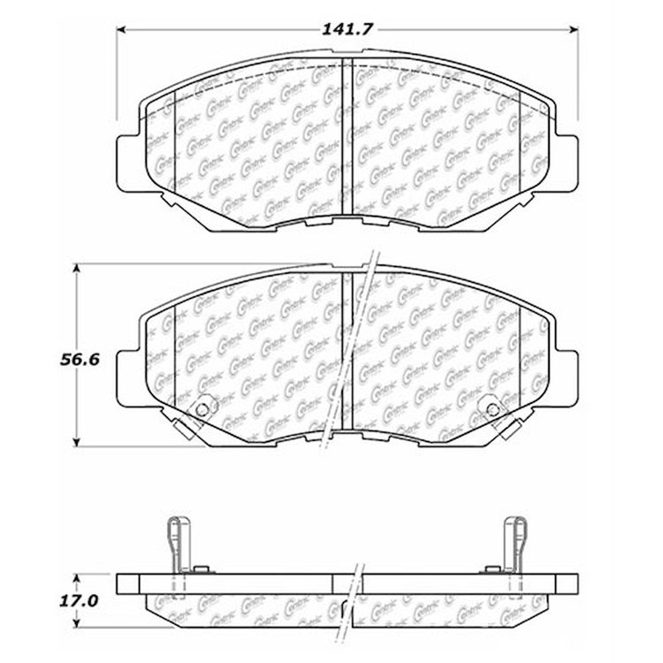 PosiQuiet Extended Wear 2002-2015 Acura Honda Accord Civic CR-V Element Fit ILX