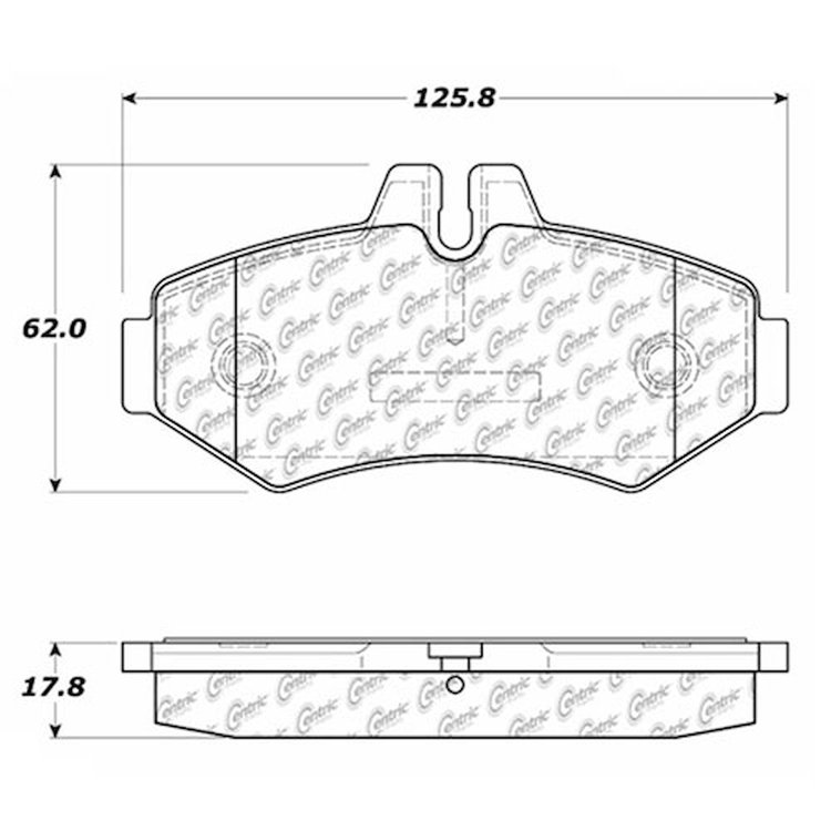 PosiQuiet Extended Wear 2002-2013 Dodge Freightliner Mercedes-Benz G500 G55 AMG G550 Sprinter 2500 Sprinter 3500