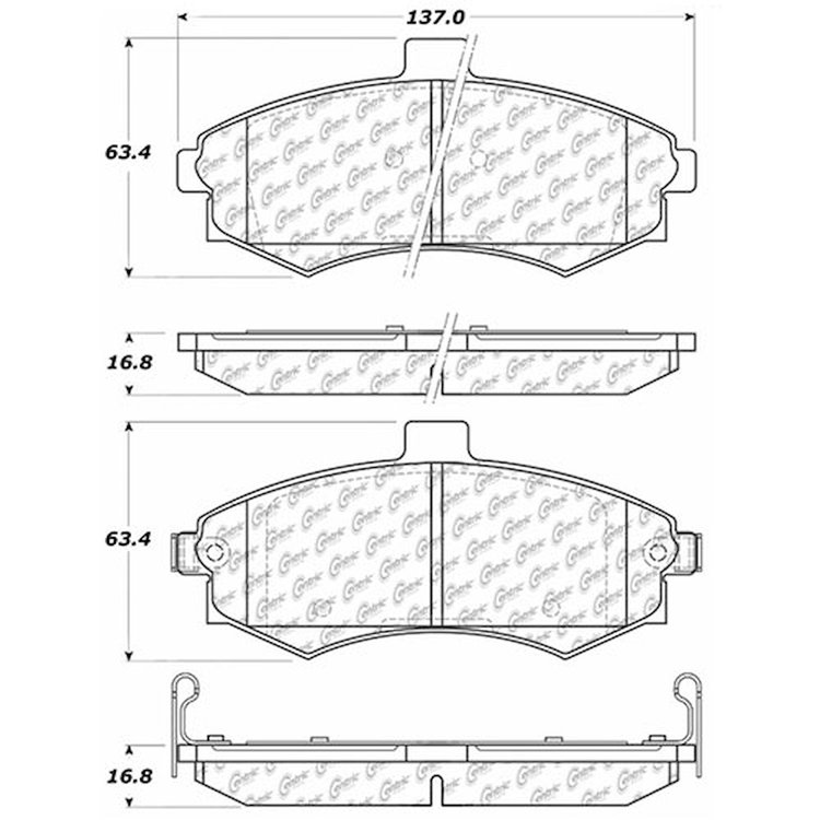 PosiQuiet Extended Wear 2002-2005 for Hyundai Elantra