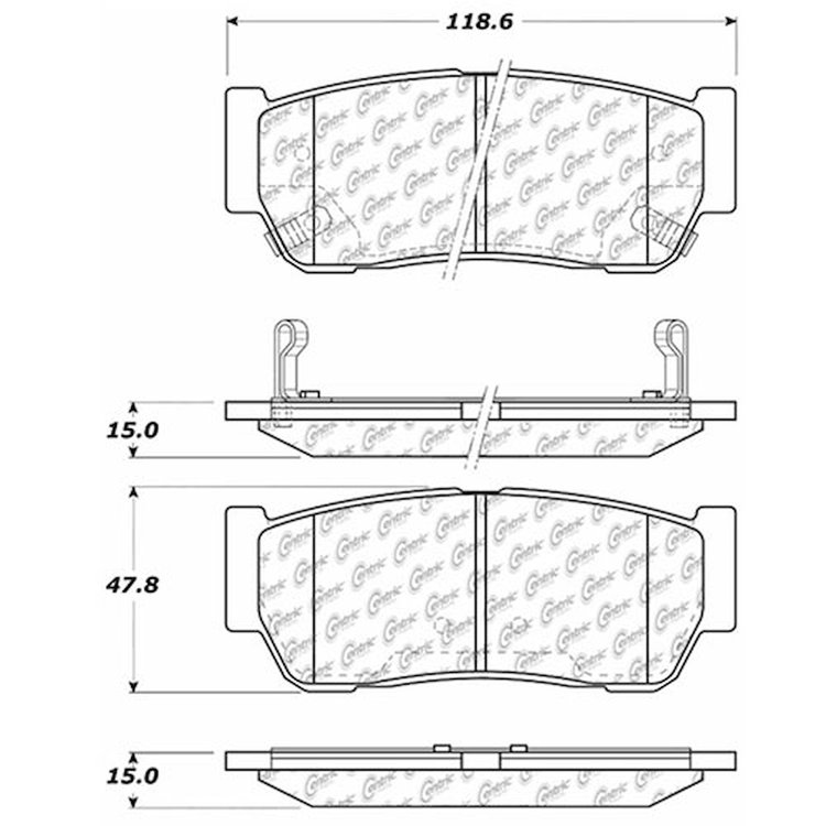 PosiQuiet Extended Wear 2003-2009 for Kia Sorento