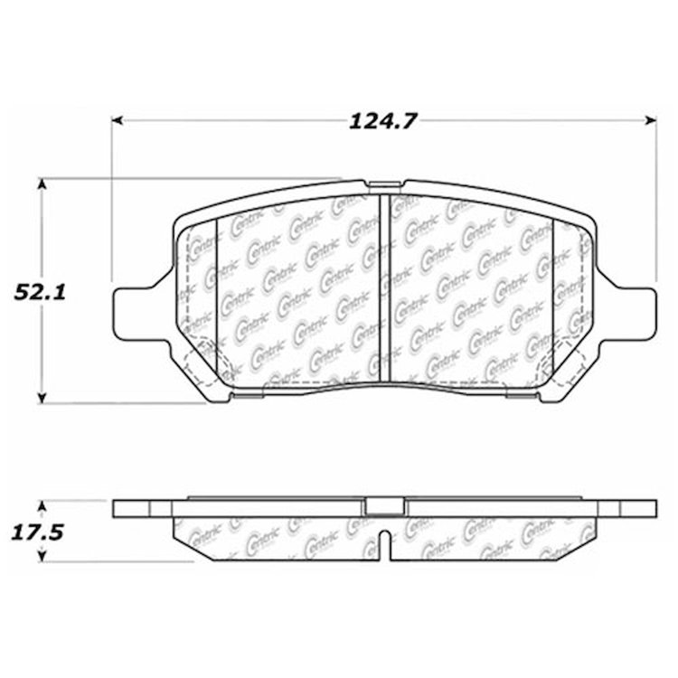PosiQuiet Extended Wear 2003-2010 Chevrolet Pontiac Saturn Cobalt G4 G5 Ion Pursuit