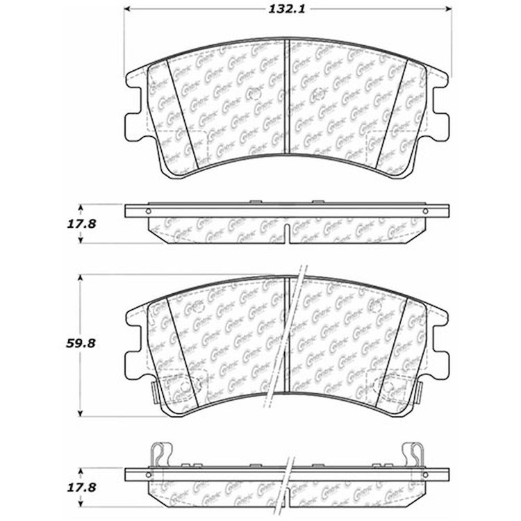 PosiQuiet Extended Wear 2003-2005 Mazda 6