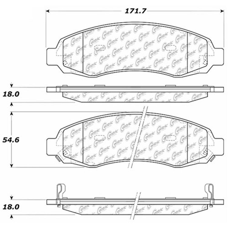PosiQuiet Extended Wear 2003-2004 Dodge Dakota