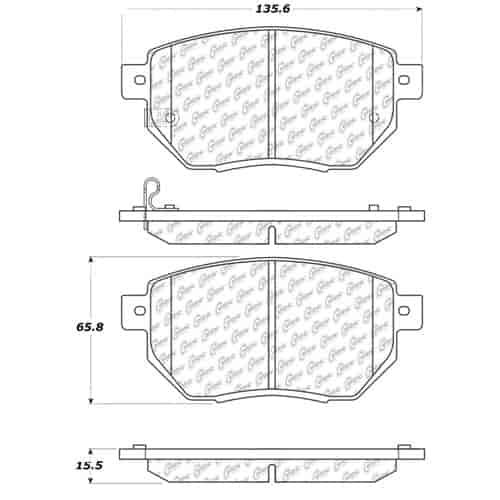 PosiQuiet Extended Wear 2004-2004 Infiniti FX35 FX45