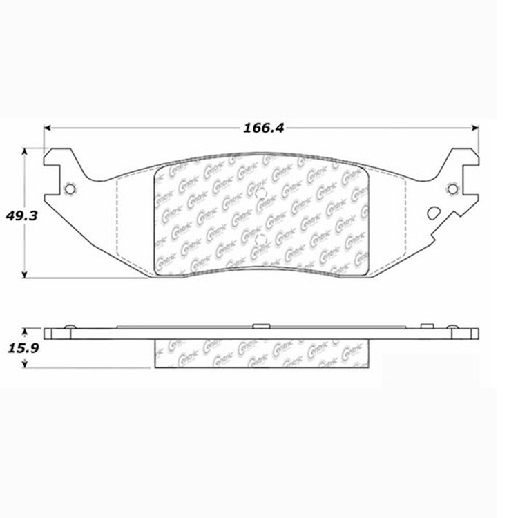 PosiQuiet Extended Wear 2004-2006 Ford E-150 E-150 Club Wagon Econoline