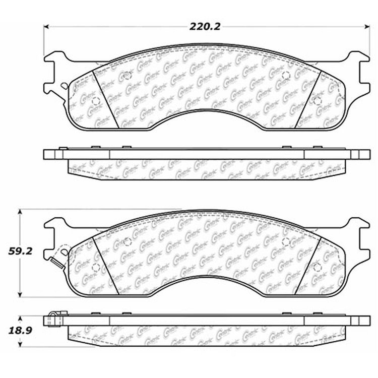 PosiQuiet Extended Wear 2004-2004 Dodge Ram 1500