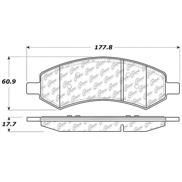 PosiQuiet Extended Wear 2005-2015 Chrysler Dodge Jeep Mitsubishi Ram 1500 Aspen Dakota Durango J8 Raider Ram 1500