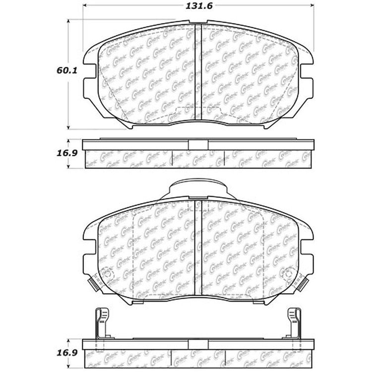 PosiQuiet Extended Wear 2005-2011 for Hyundai for Kia Amanti Azera Sonata