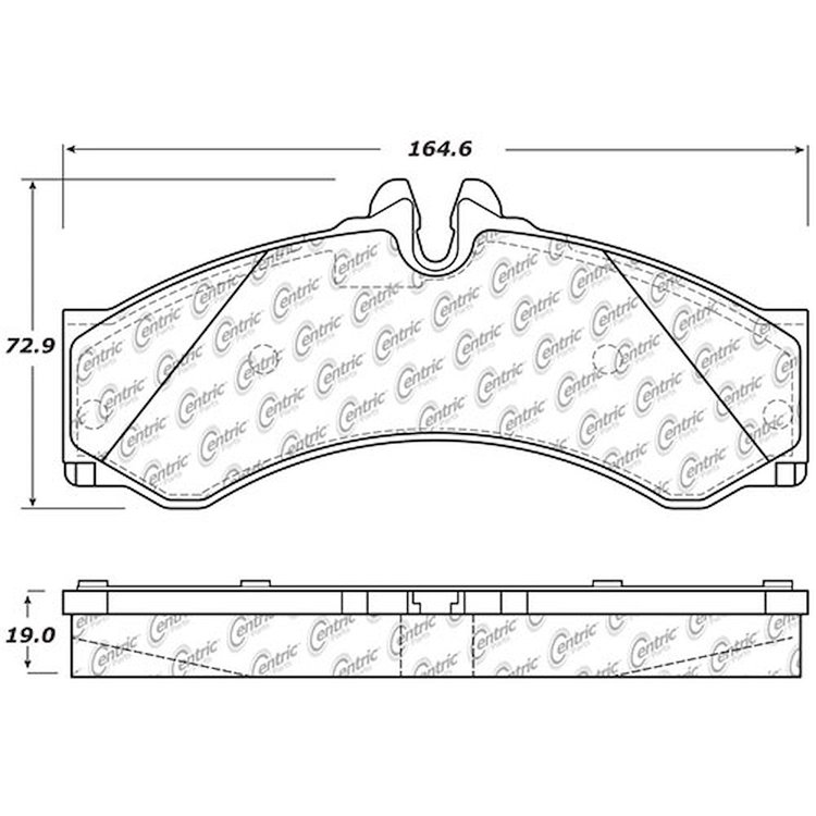 PosiQuiet Extended Wear 2002-2006 Dodge Freightliner Sprinter 2500 Sprinter 3500