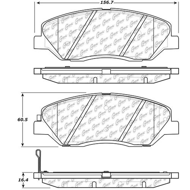 PosiQuiet Extended Wear 2006-2015 for Hyundai for Kia Entourage Santa Fe Sedona