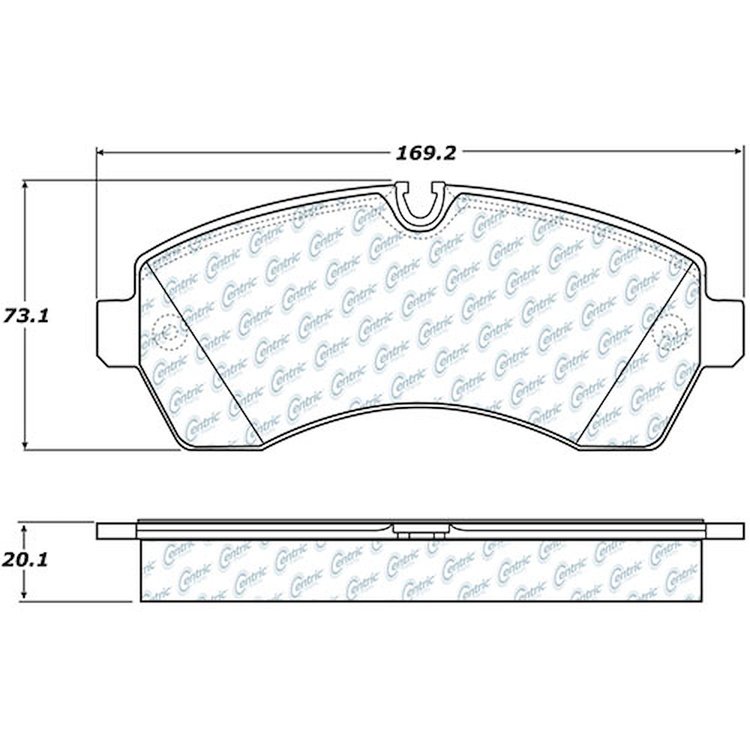 PosiQuiet Extended Wear 2006-2015 Dodge Freightliner Mercedes-Benz Volkswagen Workhorse Crafter Sprinter 3500 W42