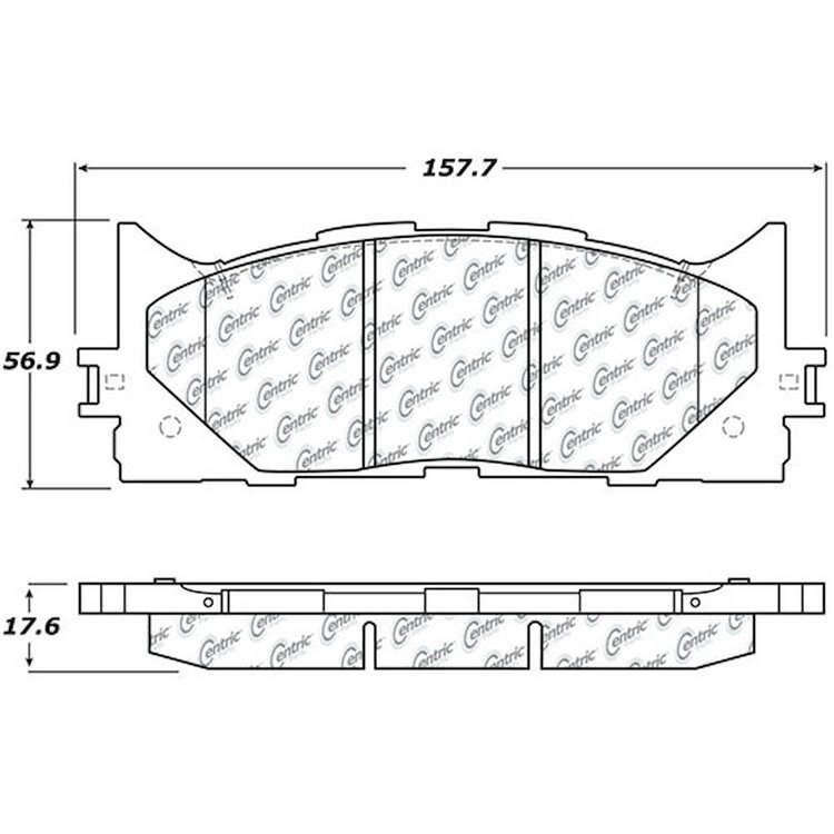 PosiQuiet Extended Wear 2007-2016 Lexus Toyota Avalon Camry ES300h ES350