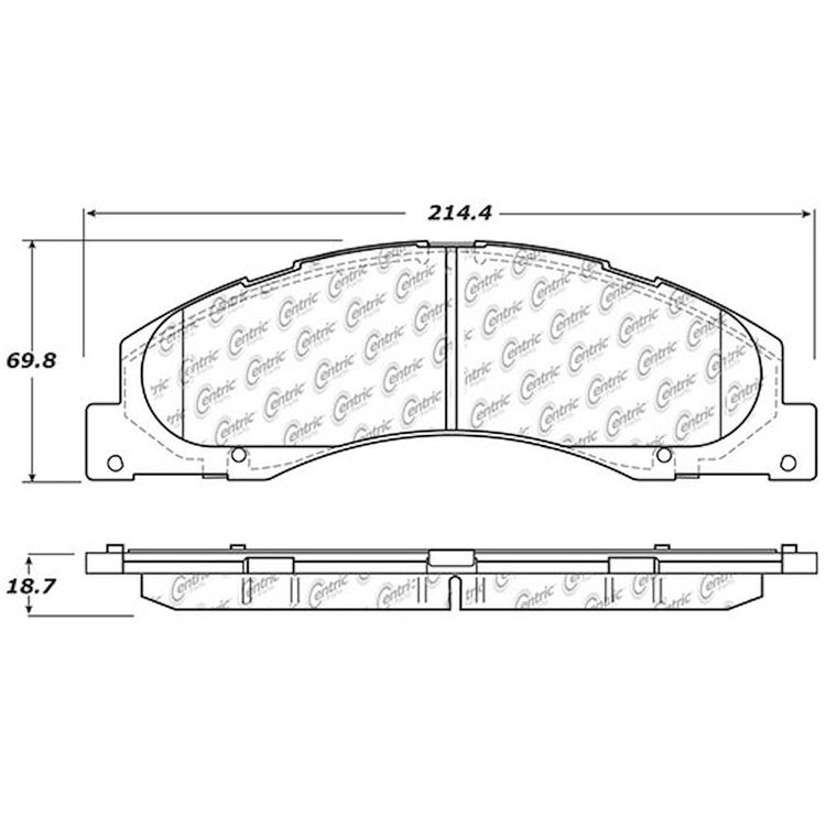 PosiQuiet Extended Wear 2008-2017 Ford E-150 E-250 E-350 Super Duty E-450 Super Duty