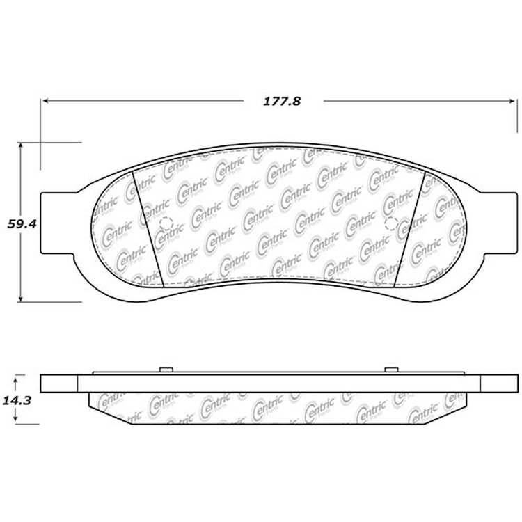 PosiQuiet Extended Wear 2010-2013 Ford F-250 Super Duty F-350 Super Duty F-450 Super Duty