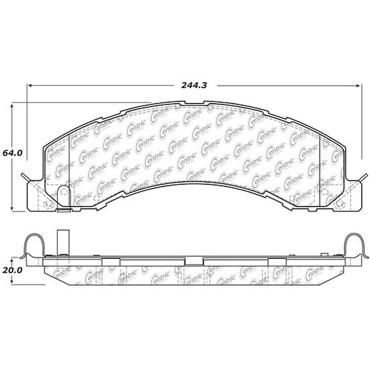 PosiQuiet Extended Wear 2008-2015 Dodge Ram Sterling 4500 5500 Bullet 45 Bullet 55 Ram 4500 Ram 5500