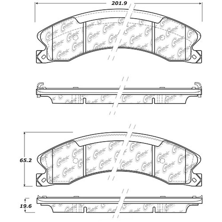 PosiQuiet Extended Wear 2012-2016 Cadillac Chevrolet GMC Nissan Escalade ESV NV1500 NV2500 NV3500 Si