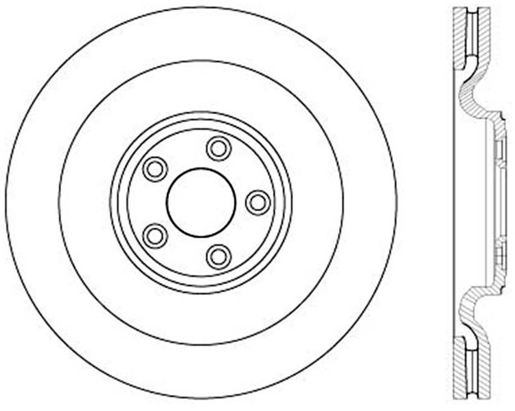 Sport Slotted Rotor Right