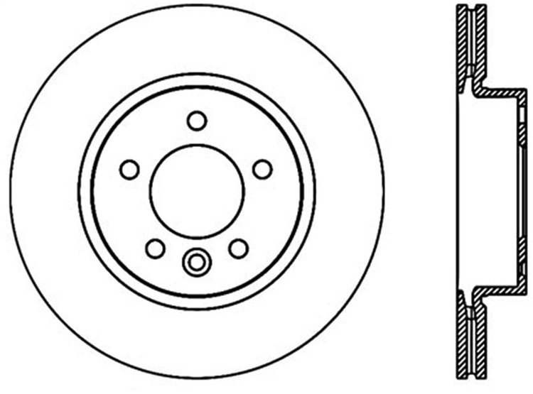 Sport Slotted Rotor Right
