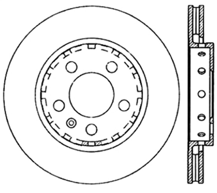 CRYO SPORT SLOTTED ROTOR