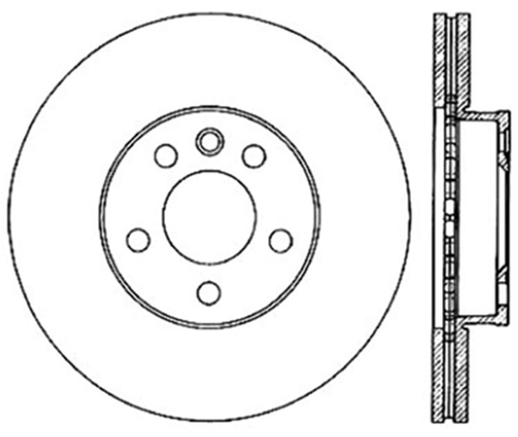 Sport Slotted Rotor Right